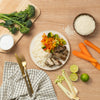 Vietnamese Lemongrass Chicken & Rice with Stir-Fry Vegetables