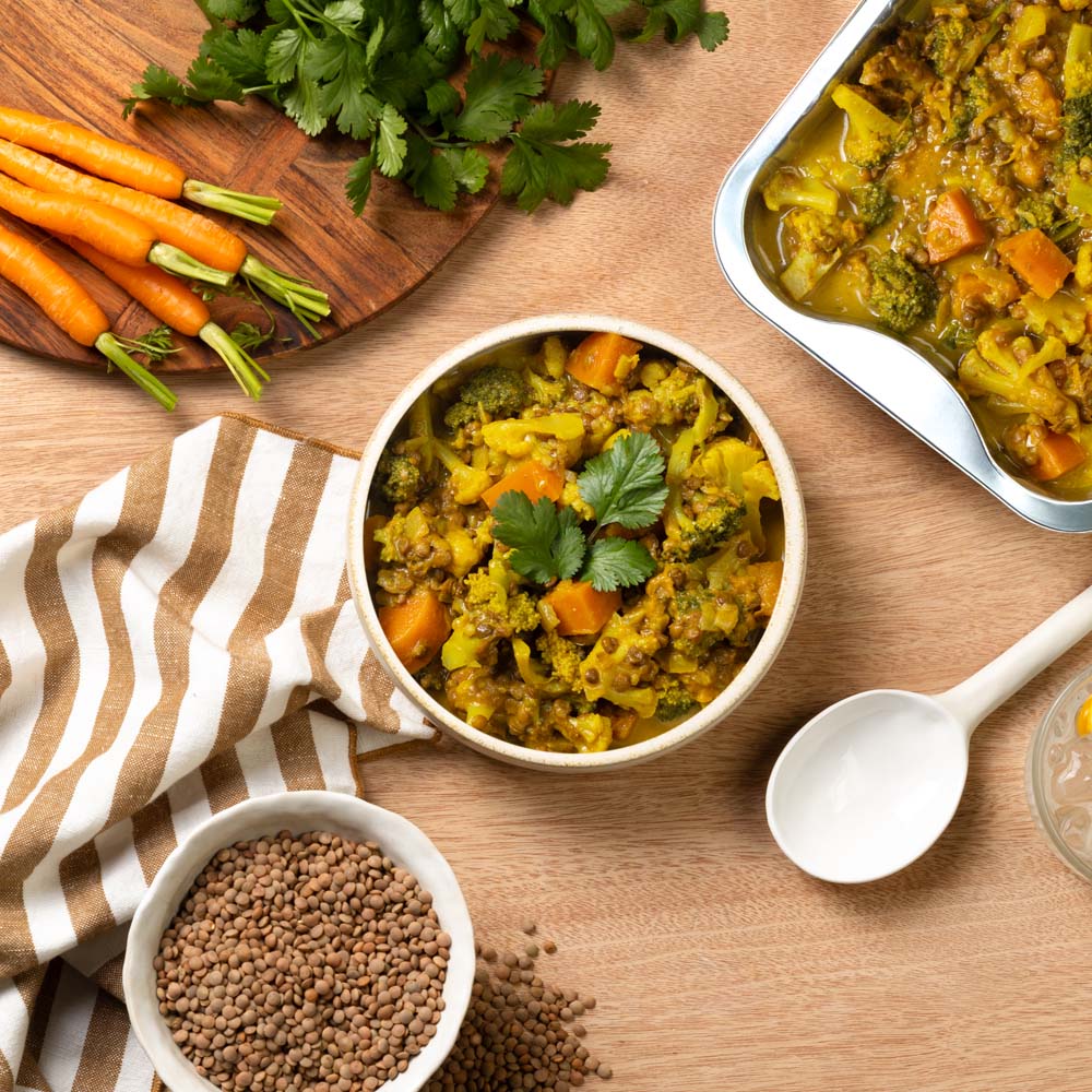 Coconut & Vegetable Lentil Curry