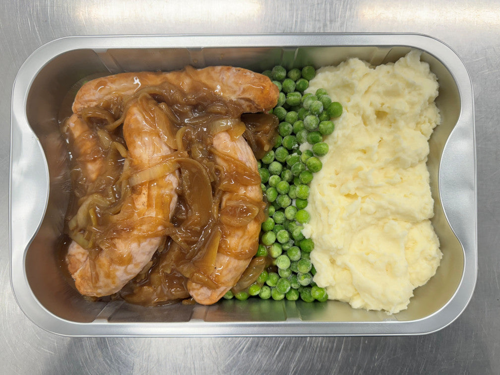 Classic Bangers and Mash