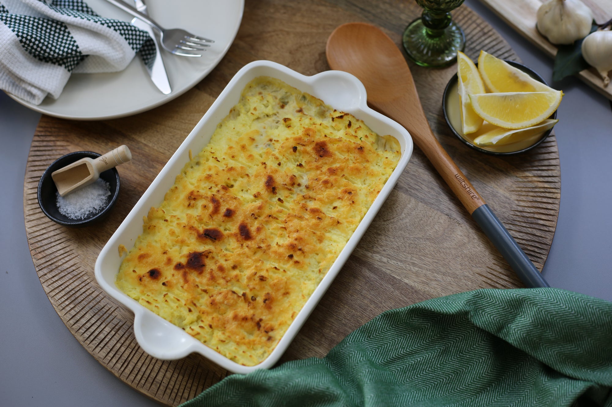 Fish Pie with Potato Top