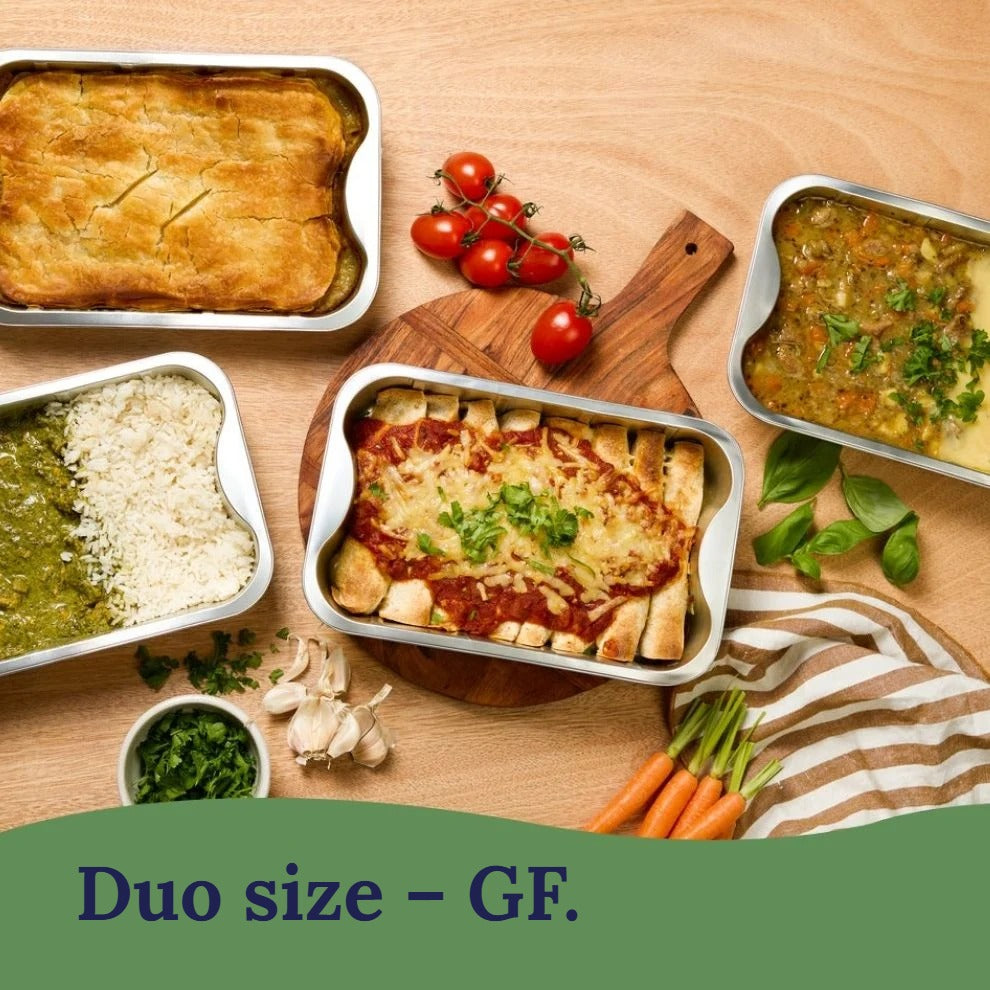 Gluten Free Duo 6-Pack frozen meal bundle by Delicious and Done NZ, duo size