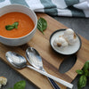 Tomato & Basil Soup with fresh basil, garlic and vine tomatoes